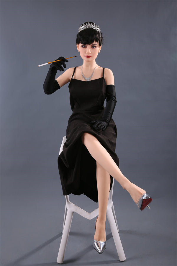 QITA 168cm Emelia Lifelike Life-Size Mature  Sexy Audrey Hepburn Sex Doll