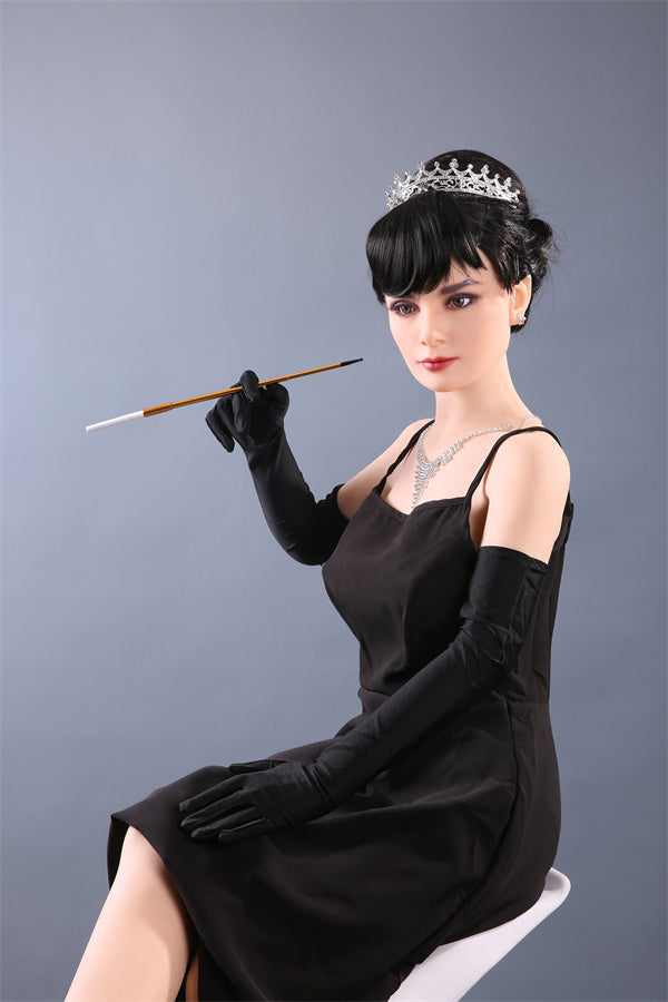 QITA 168cm Emelia Lifelike Life-Size Mature  Sexy Audrey Hepburn Sex Doll