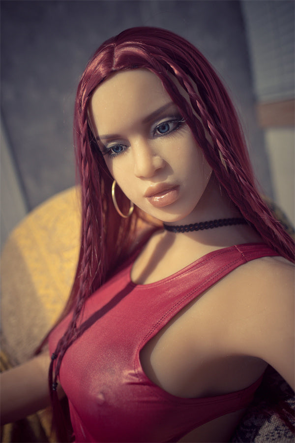 QITA 170cm Rihanna   Sexy Huge Boobs   Redhead Sex Doll