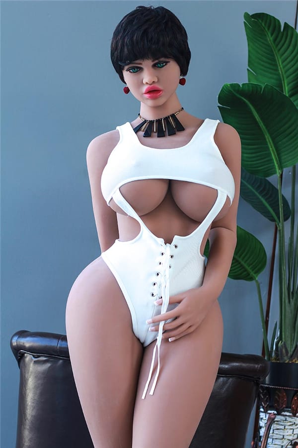 AIBEI 160cm Willow  Mature Chubby Big Breasts African Black Sex Doll